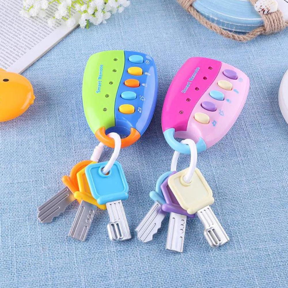 Car Voices Infant Early Childhood Education Baby Musical Smart Key Toy Car Key Toy Remote Car Key Voices Car Key Voices-ebowsos
