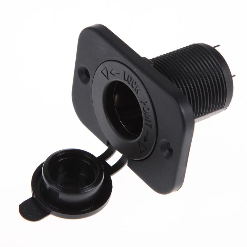 Cars yacht 12V cigarette lighter charger car charger with female panel - ebowsos