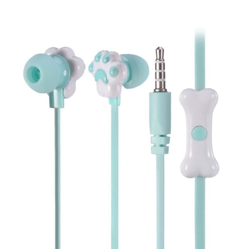Cartoon Cute Cat In-Ear Earphones Earbuds Headset with Storage Box Case for Kids Girls High Quality Earphone New Arrival - ebowsos