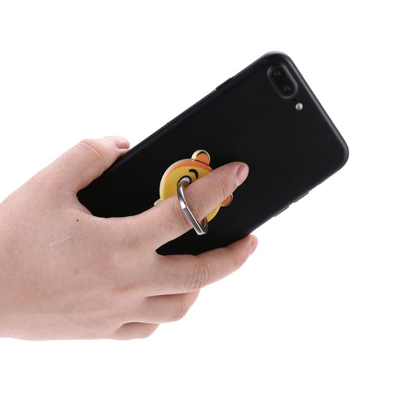 Cartoon Metal 360 Degree Finger Ring Buckle Bracket Mobile Phone Holder Stand Desk Phone Tablet For iPhone Samsung High Quality - ebowsos