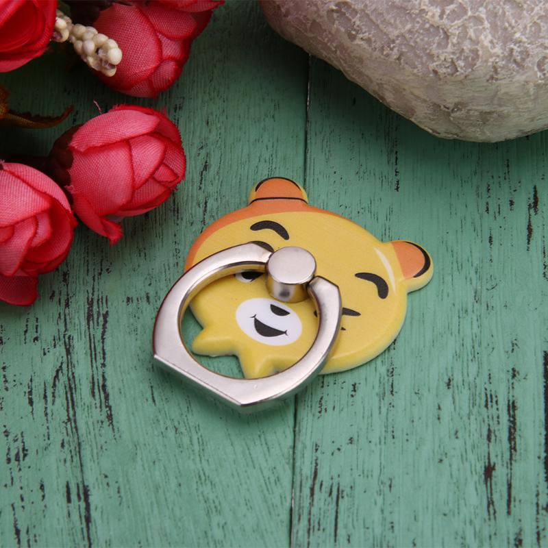 Cartoon Metal 360 Degree Finger Ring Buckle Bracket Mobile Phone Holder Stand Desk Phone Tablet For iPhone Samsung High Quality - ebowsos
