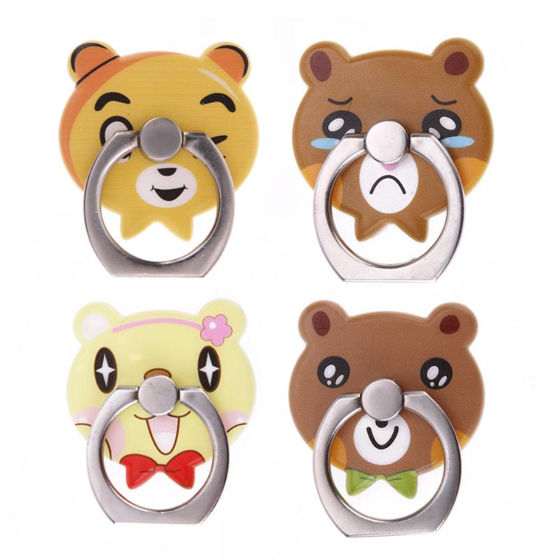 Cartoon Metal 360 Degree Finger Ring Buckle Bracket Mobile Phone Holder Stand Desk Phone Tablet For iPhone Samsung High Quality - ebowsos