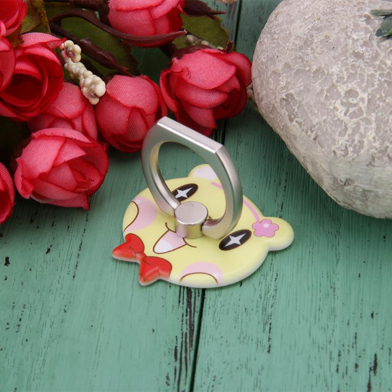 Cartoon Metal 360 Degree Finger Ring Buckle Bracket Mobile Phone Holder Stand Desk Phone Tablet For iPhone Samsung High Quality - ebowsos