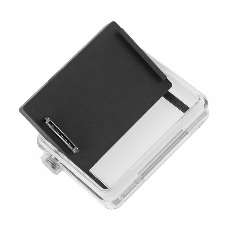 Case for GoPro Hero 2.0 Inch TFT Screen LCD Display+ Waterproof Housing Back Case Cap Cover for GoPro Hero 4 3+ 3 Action Camera - ebowsos