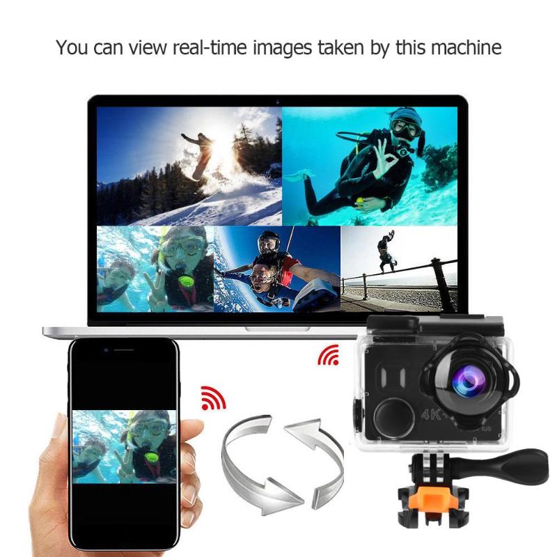 Case for GoPro Hero 2.0 Inch TFT Screen LCD Display+ Waterproof Housing Back Case Cap Cover for GoPro Hero 4 3+ 3 Action Camera - ebowsos