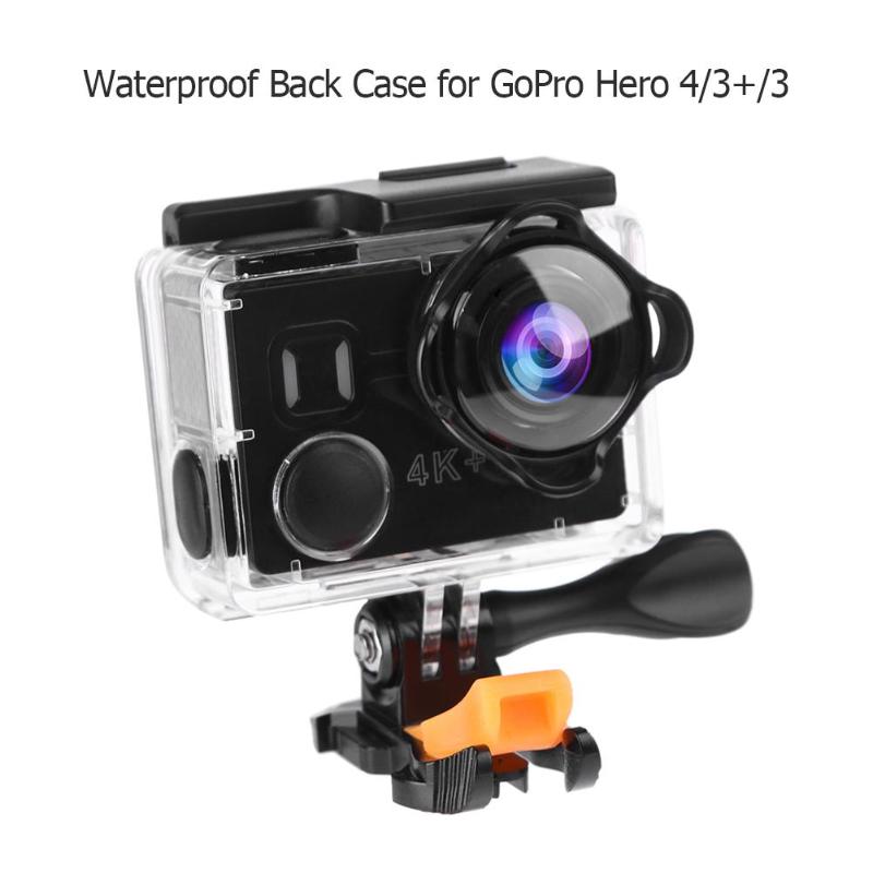 Case for GoPro Hero 2.0 Inch TFT Screen LCD Display+ Waterproof Housing Back Case Cap Cover for GoPro Hero 4 3+ 3 Action Camera - ebowsos