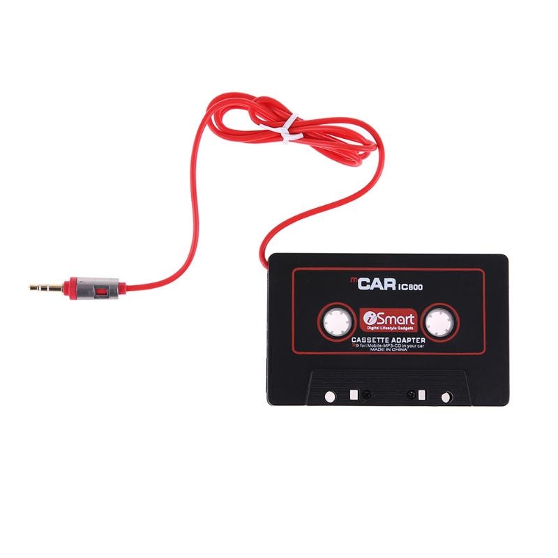 Cassette Aux Adapter 3.5mm Jack Plug Car Cassette Tape Cassette Mp3 Player Converter For iPod iPhone MP3 AUX Cable CD Player Hot - ebowsos