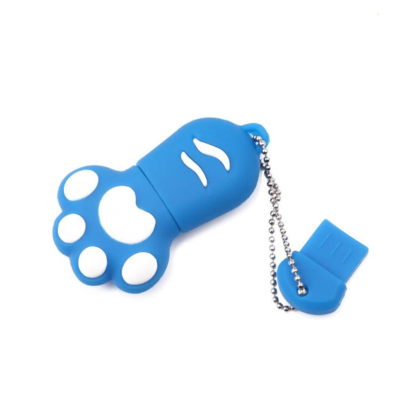 Cat Claw Model PVC 16GB Pendrive USB 2.0 Flash Drive Mobile U Disk Storage Memory Stick for Phone Computer High Quality - ebowsos
