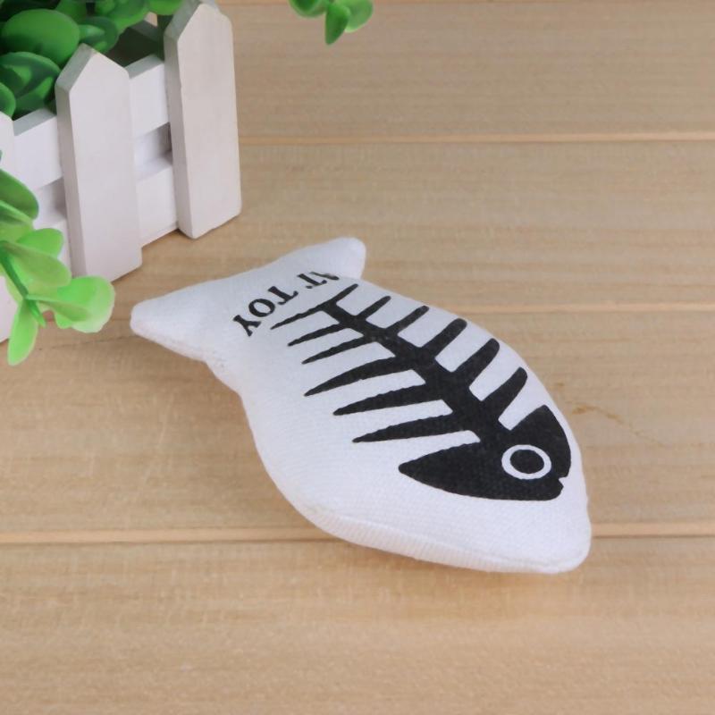 Cat Favor Fish Dog Toys Plush Stuffed 3D Fish Shape Cats Toy Fish Catnip Scratch Board For Cat toys interactive Pet Product - ebowsos