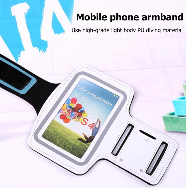 Cell Phone Armband Sweatproof Outdoor Running Sports Arm Band Strap Protective Holder Pouch Case Bag for 4-6inch Phone Hot Sale - ebowsos
