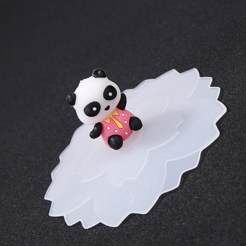 Cherry Blossom Silica Gel Cup Cap Practical Flexible Easy to Carry Flexibility Heat Resistant Transparent Silicone Cup Cap - ebowsos