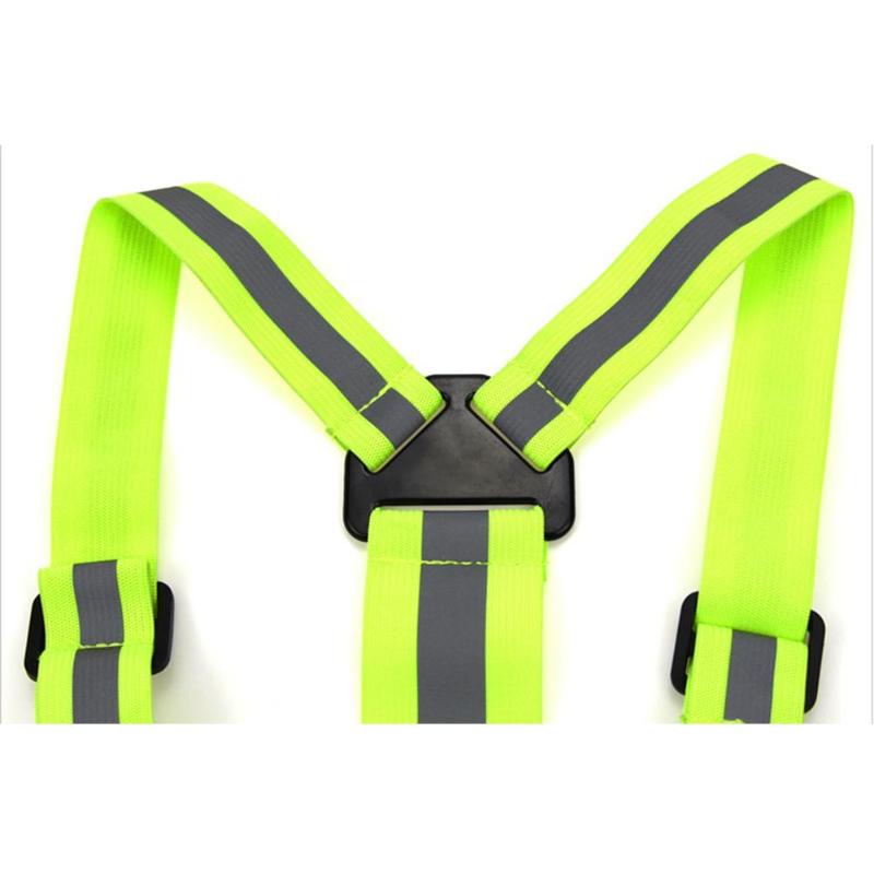 Chest Strap Elastic Fluorescent Shoulder Strap Night Running Luminous Vest Holder for Gopro Hero 6 SJCAM High Quality Strap New - ebowsos