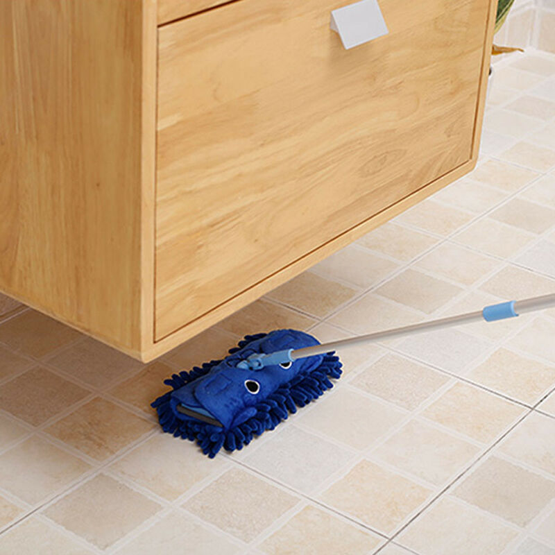 Children's Cleaning Kitchen Broom Toy Pretend Play Set Mop Handbroom Dustpan Child Cosplay Besom Toys-ebowsos