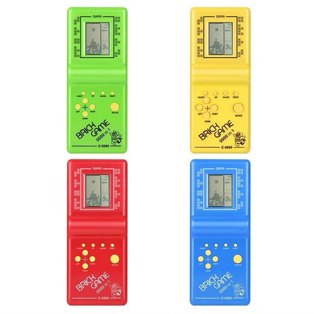 Classic Nostalgic Tetris Brick Handheld LCD Video Games Toy Machine Arcade Mini Games Console Mini Games Box Games Consoles-ebowsos