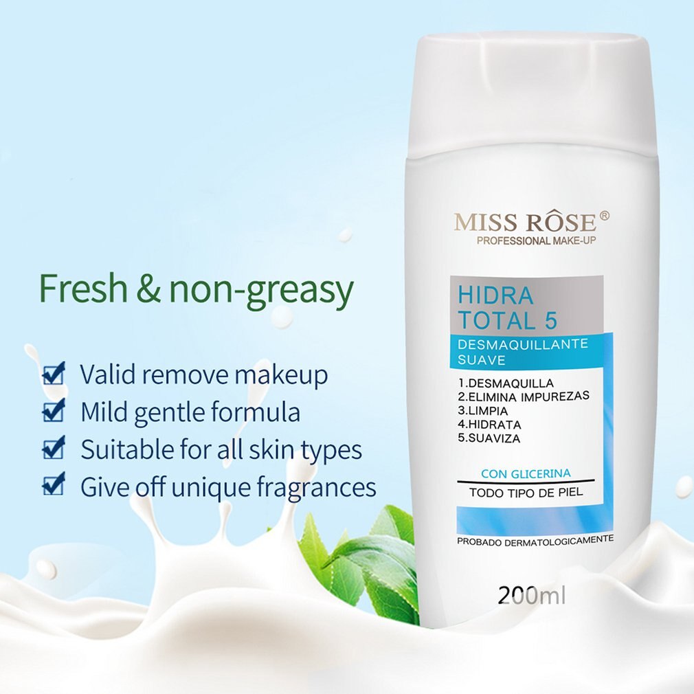 Cleansing Milk Deep Cleansing Gentle No Stimulating Makeup Remover Effectively Cleaning Lips Face Eye Makeup - ebowsos
