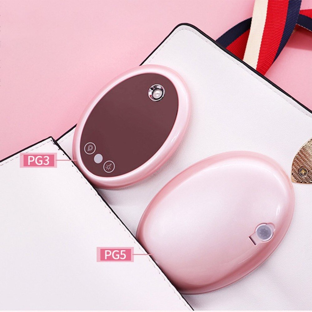 Cold Spray Beauty Hydrating Instrument Usb Charging Nano Spray Instrument With Led Makeup Mirror Steam Face Humidifier - ebowsos