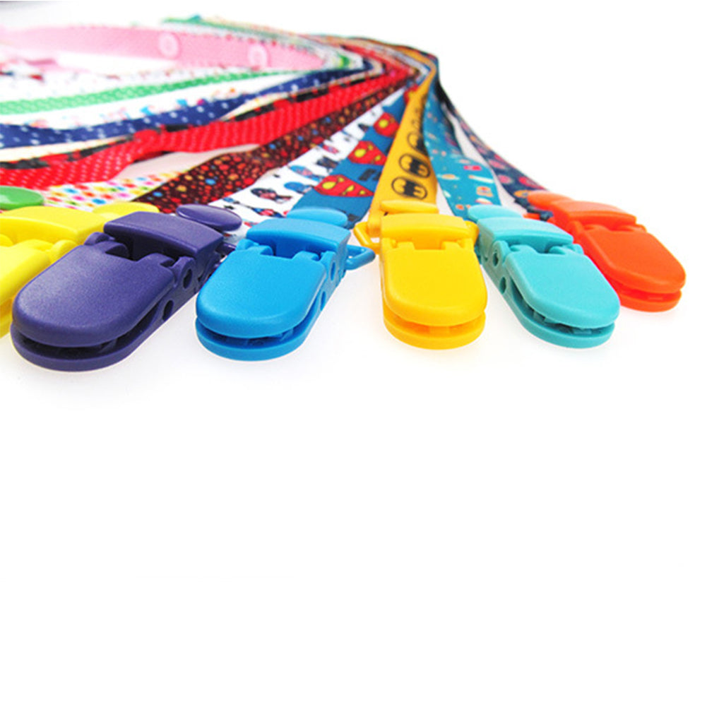 Colorful Baby Pacifier Clip Chain Clip Nipple Holder For Nipples Kids Children Pacifier Soother Holder Clip 22 Styles New Style-ebowsos