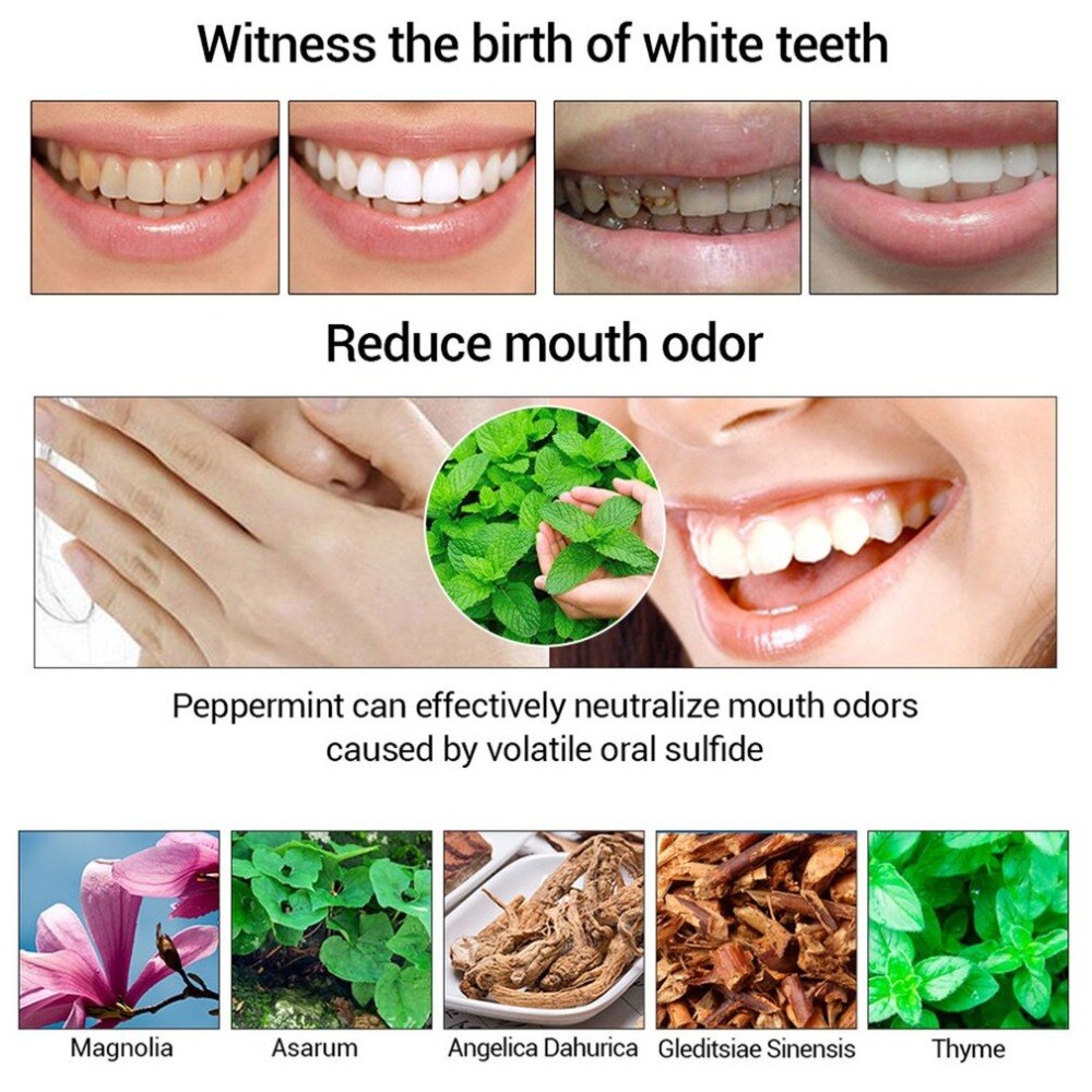 Compact Size Teeth Whitening Essence Powder Oral Hygiene Cleaning Serum Removes Plaque Stains Bleaching Powder - ebowsos