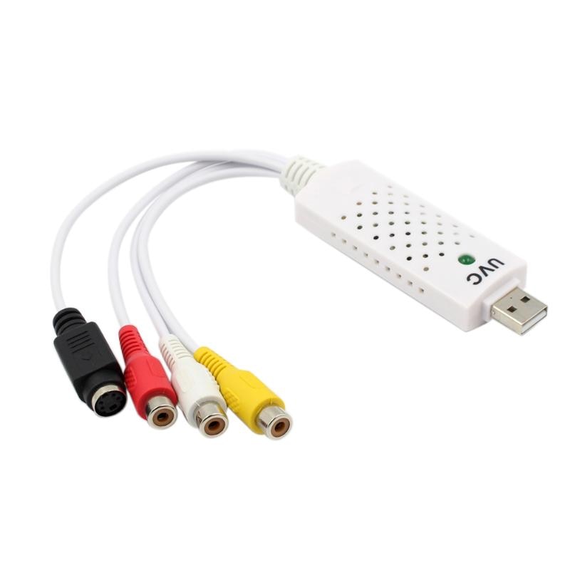 Converter Easycap Audio Video Adapter USB VHS to DVD Video Capture Win7/8 High Quality Accessories - ebowsos