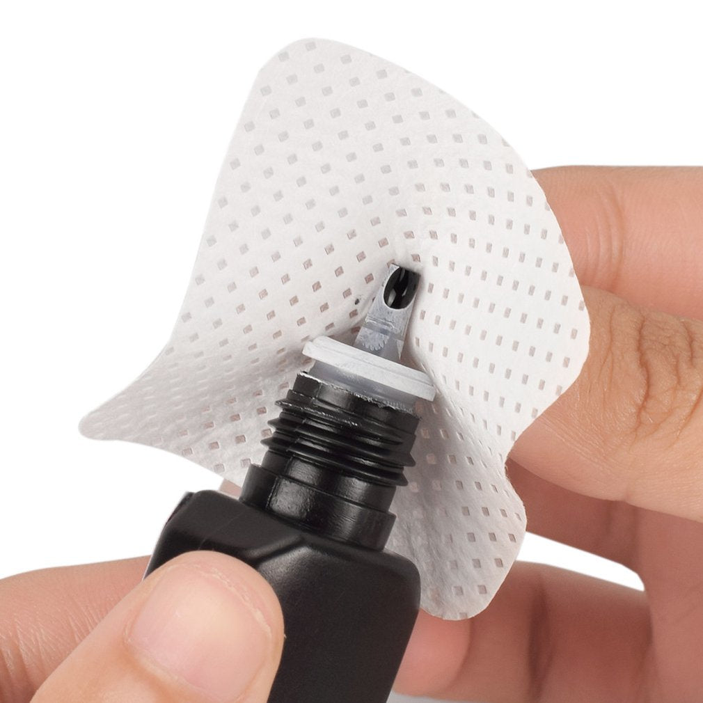 Cotton Pad Sheet Eye Glue Nail Gel Polish Remover Removes Eyelashes Grafting Plants Tool Eyelash Isolation Eye Patch - ebowsos