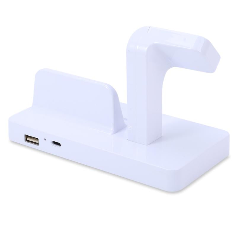 Creative 2 in 1 Multifunctional Charging Dock Stand Phone Holder For iPhone 7 7P 6 6P 6s 6SP 5s 5c 5 SE for iWatch iPad Bracket - ebowsos
