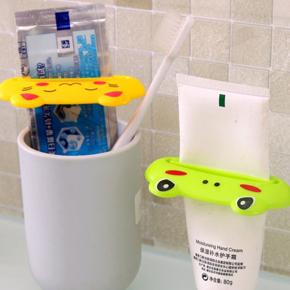 Creative Cartoon Toothpaste Manual Squeezer Cosmetics Extruders Facial Cleanser Squeezing Tool Bathroom Supplies - ebowsos