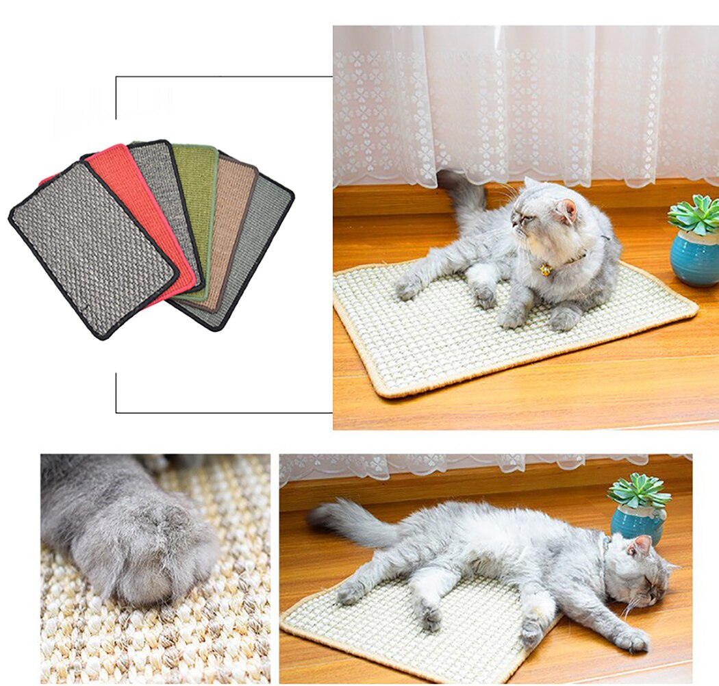 Creative Cat Scratch Mat Cat Toy Big-Size Sisal Furniture Protection Pet Scratcher Pad Bed Mat Toy Claw Care Pet Supplies-ebowsos