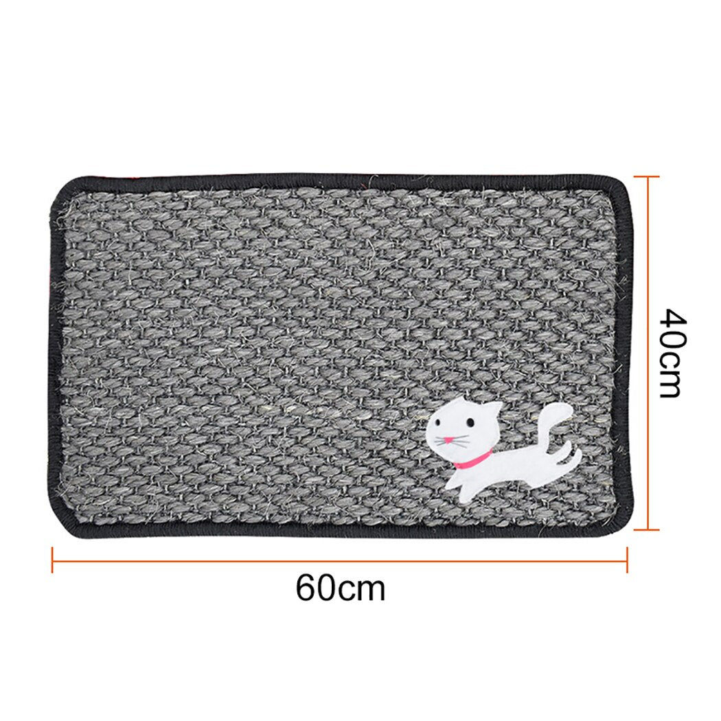 Creative Cat Scratch Mat Cat Toy Big-Size Sisal Furniture Protection Pet Scratcher Pad Bed Mat Toy Claw Care Pet Supplies-ebowsos