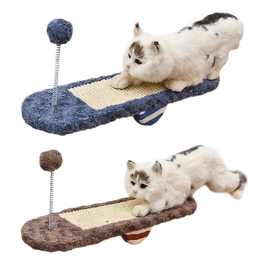 Creative Fashion Cat Toy Multi-Purpose Seesaw Cat Scratching Board Kitten Table Pet Interactive Toy Kitten Game Platform-ebowsos