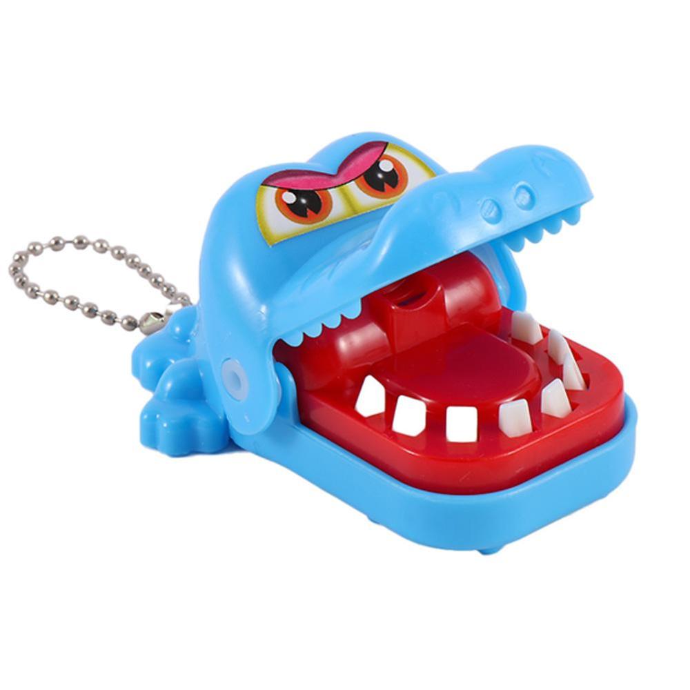 Creative Novelty Biting Hand Crocodile Game Mouth Tooth Alligator Family Classic Practical Jokes Green Blue Yellow Random-ebowsos