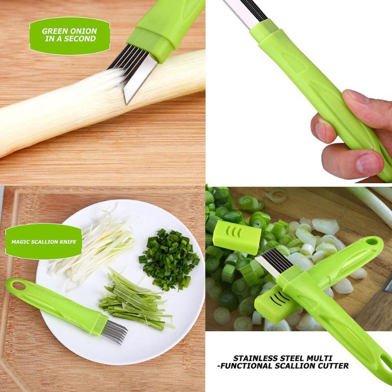 Creative Onion Cutter Knife Graters Vegetable Slicer Kitchen Cooking Accessories Necessary Household Kitchen Vegetables Supplies - ebowsos