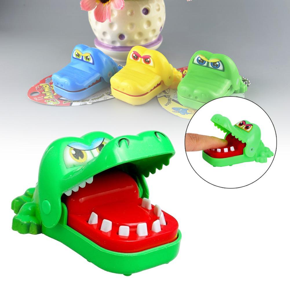 Crocodile Mouth Dentist Bite Finger Game Funny Gags Toy For Kids Play Fun-ebowsos