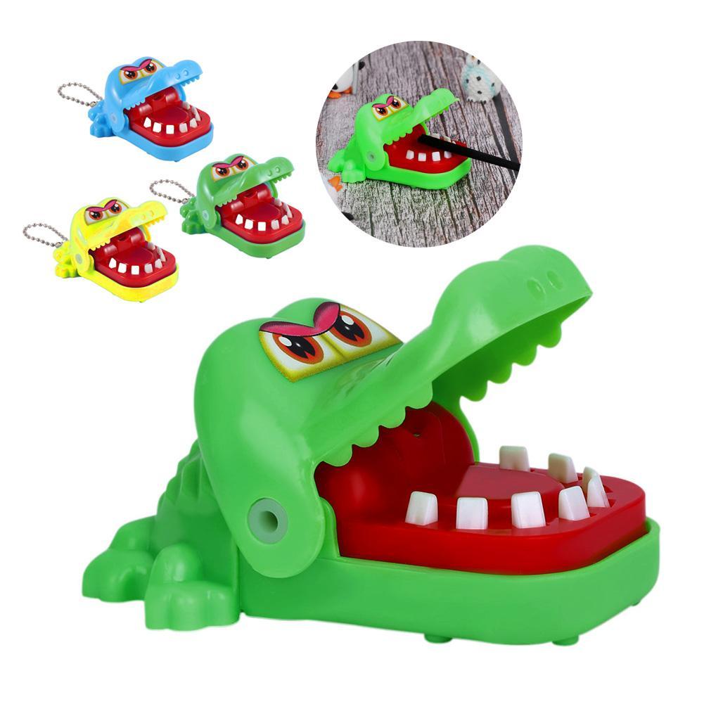 Crocodile Mouth Dentist Bite Finger Game Funny Gags Toy For Kids Play Fun-ebowsos