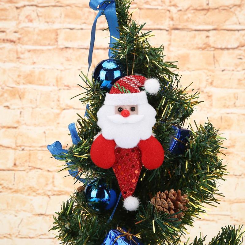 Cute Cartoon Christmas Tree Hanging Ornament Xmas New Year Pendant Decor - ebowsos