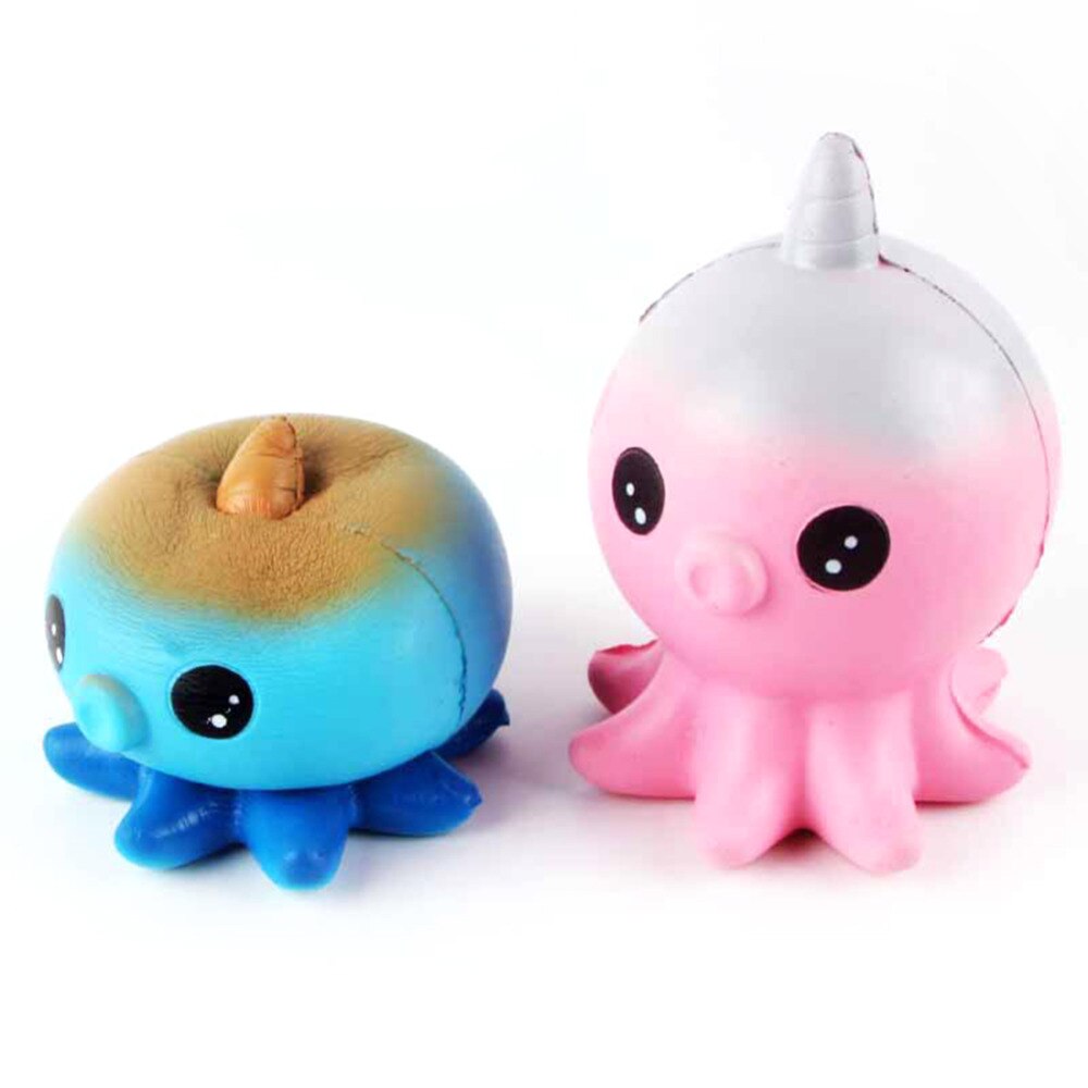 Cute Kawaii Soft Squeeze Horse Octopus Scented Squeeze Slow Rising Squeeze Toy Collection Cure Gift For Children Adults-ebowsos