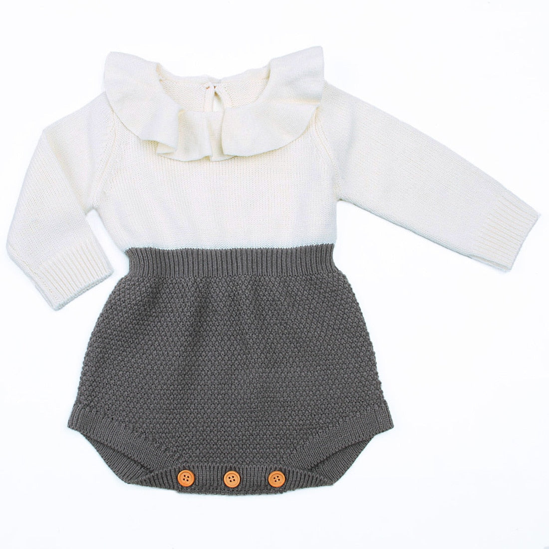 Cute Newborn Baby Girl Wool Knitting Tops Romper Shorts Warm Outfits  Clothes Winter sets - ebowsos
