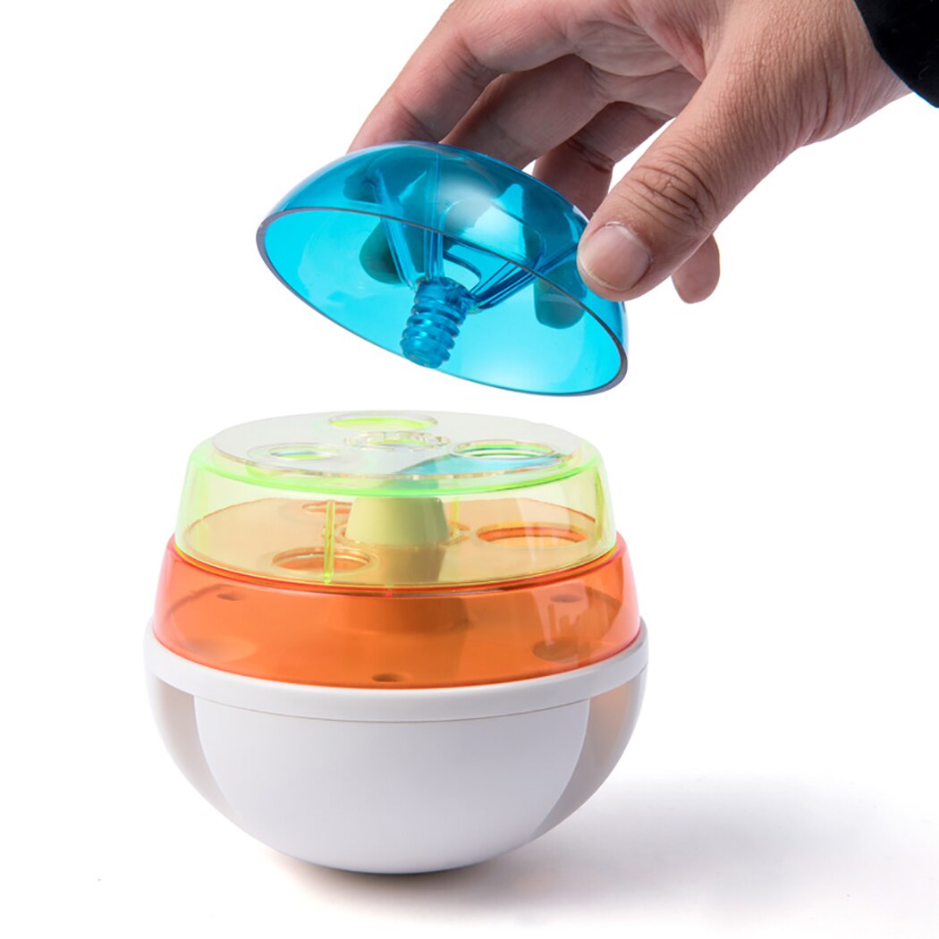 Cute Pet Toy Educational Toy Automatic Leaking Device Pet Food Ball Creative Automatic Dispensing Tumbler Interactive Pet Toy-ebowsos