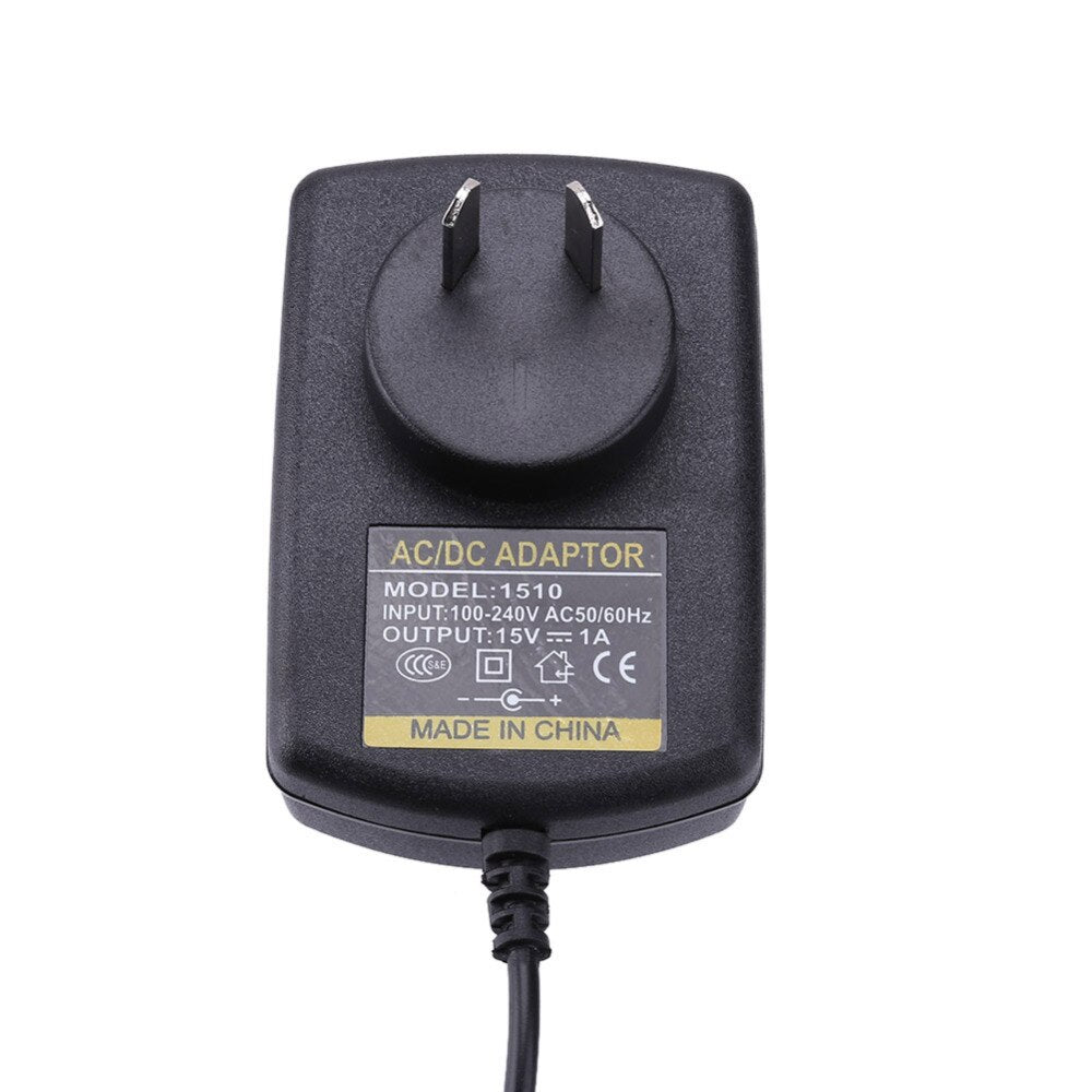 DC15V 1A Adapter AC 100V-240V to DC 15V Converter Power Supply Adapter 5.5*2.5 mm Power Supply Adapter AU/EU/UK/US Plug - ebowsos