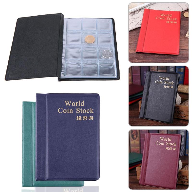 DIY PVC Coin Album Holders Collection Book Pockets Storage 10 Pages 120 Pockets Coin Collection Album Holder Storage Colorful - ebowsos