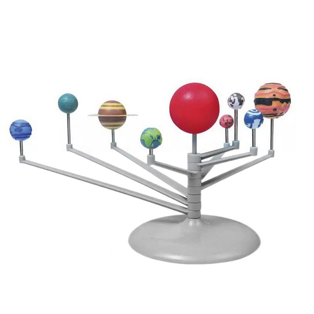 DIY The Solar System Nine planets Planetarium Model Kit Science Astronomy Project Early Education For Children-ebowsos