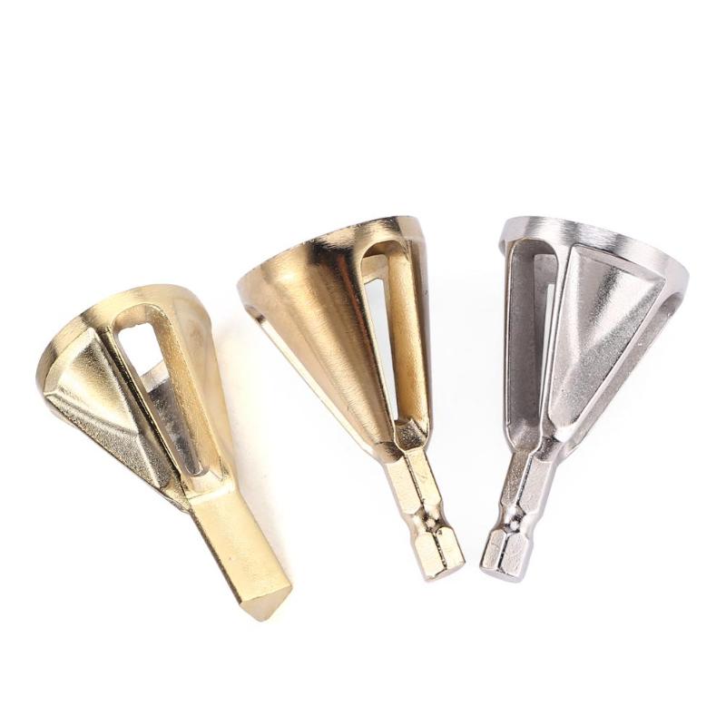 Deburring External Chamfer Tool Stainless Steel Metal Remove Burr Tools Drill Bit for Wood Metal Quick Change Metalworking Tools - ebowsos