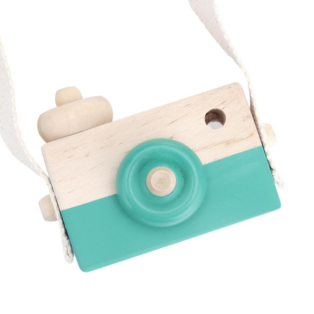Decorative Lovely Wooden Camera Toys Baby Kids Pretend Toys Room Furnishing Articles Children Birthday Gift Nordic Style-ebowsos