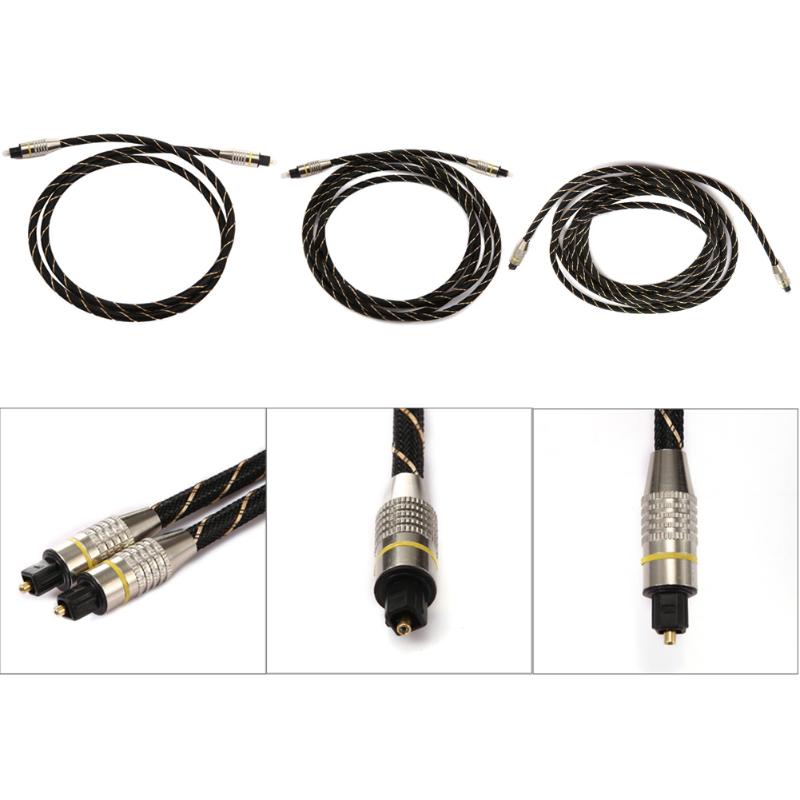 Digital Optical Audio Cable Fiber Toslink Male Optic Cable OD6.0 Toslink Male to Toslink Male for SOUND BAR BluRay Player CD DVD - ebowsos