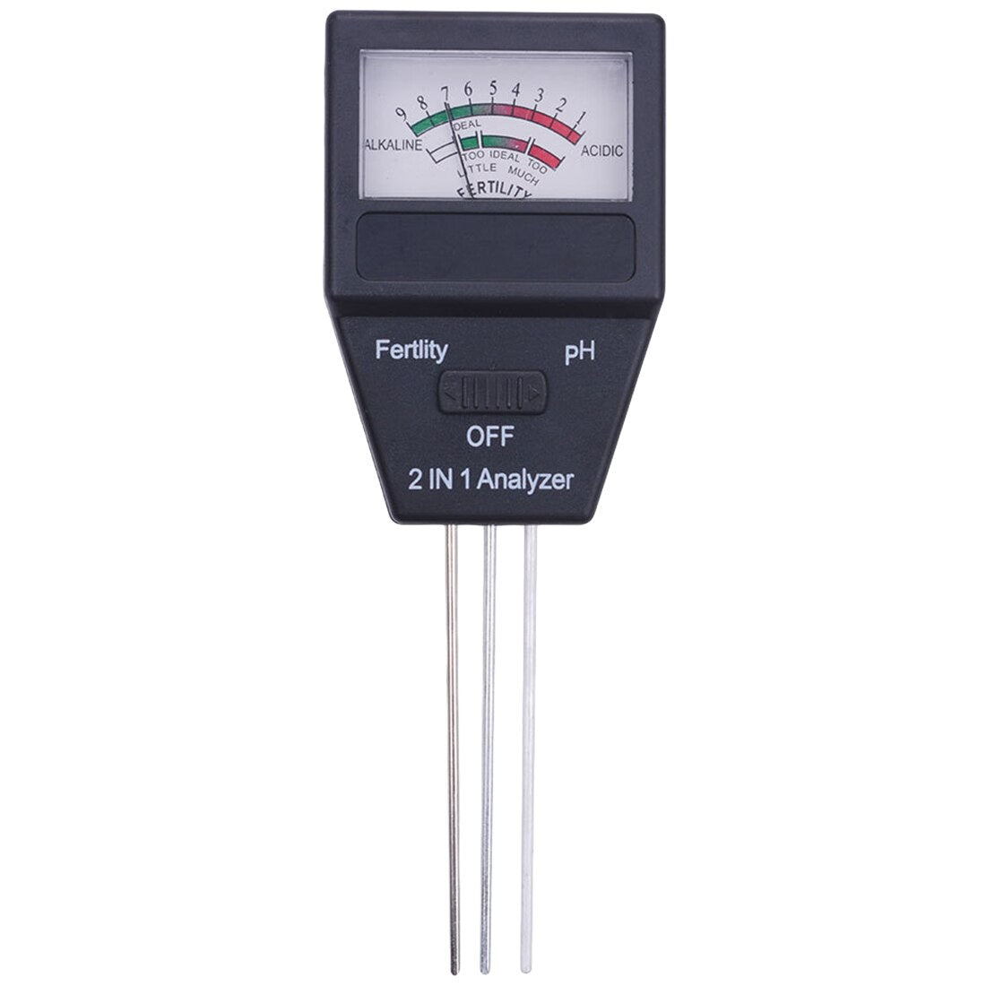Digital PH Meter Soil PH Level Meter Tester  Fertility Tester for Plants Flowers Vegetable Acidity Moisture PH Measurement - ebowsos