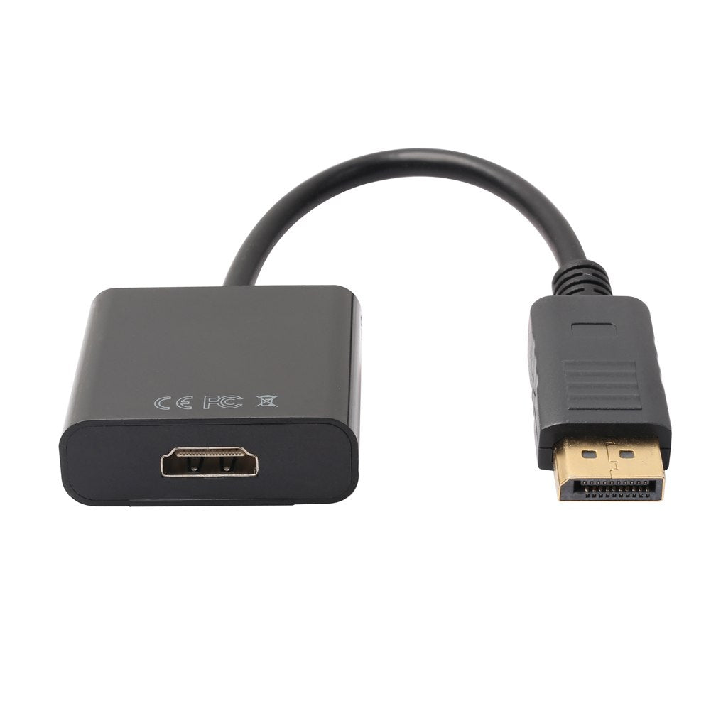 Display Port DP Male to HDMI Female Adapter Cable Converter 8 Inches Length Connector for Dell for HP for PC /Graphics Card - ebowsos