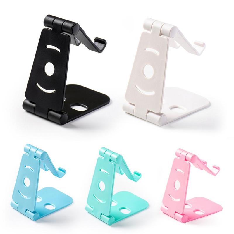 Double-Folded Metal Multi-Angle Mobile Phone Stand Desk Holder Tablet Stand Adjustment Support Bracket High Quality Mount - ebowsos