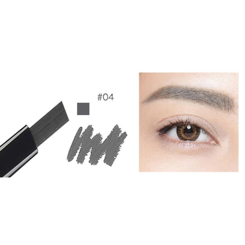 Double-head Automatic Rotating Brush Triangle Eyebrow Pencil - ebowsos