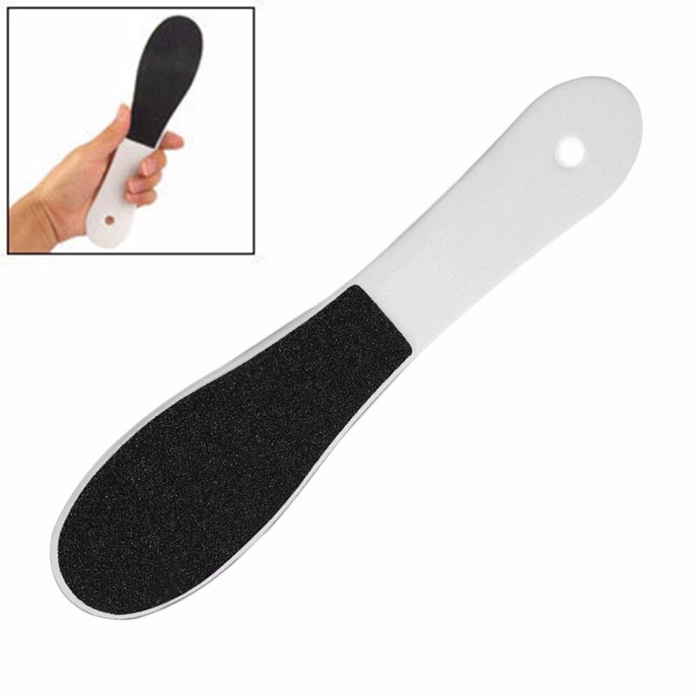 Double-sided Pedicure Foot File Dead Skin Remover Plastic Handle Professional Foot Care Tool File Exfoliating Pedicure - ebowsos