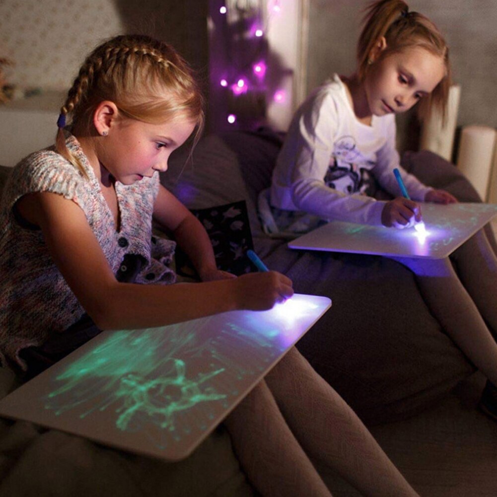 Draw With Light Fun And Developing Drawing Board Kids Educational Gift Toy-ebowsos