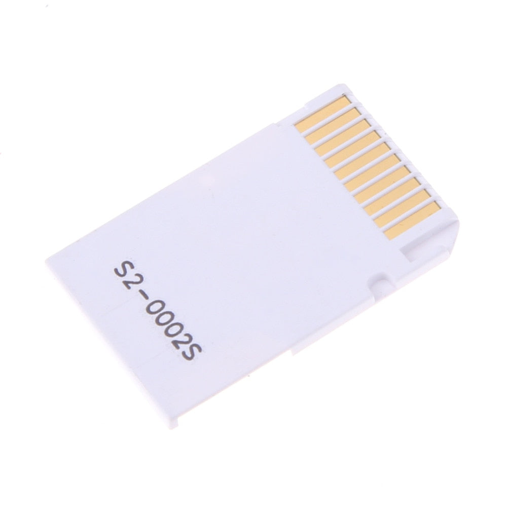 Dual 2 Slot Micro For SD SDHC TF to Memory Stick MS Card Pro Duo Reader Adapter For PSP Card Reader High Quality Accessories - ebowsos
